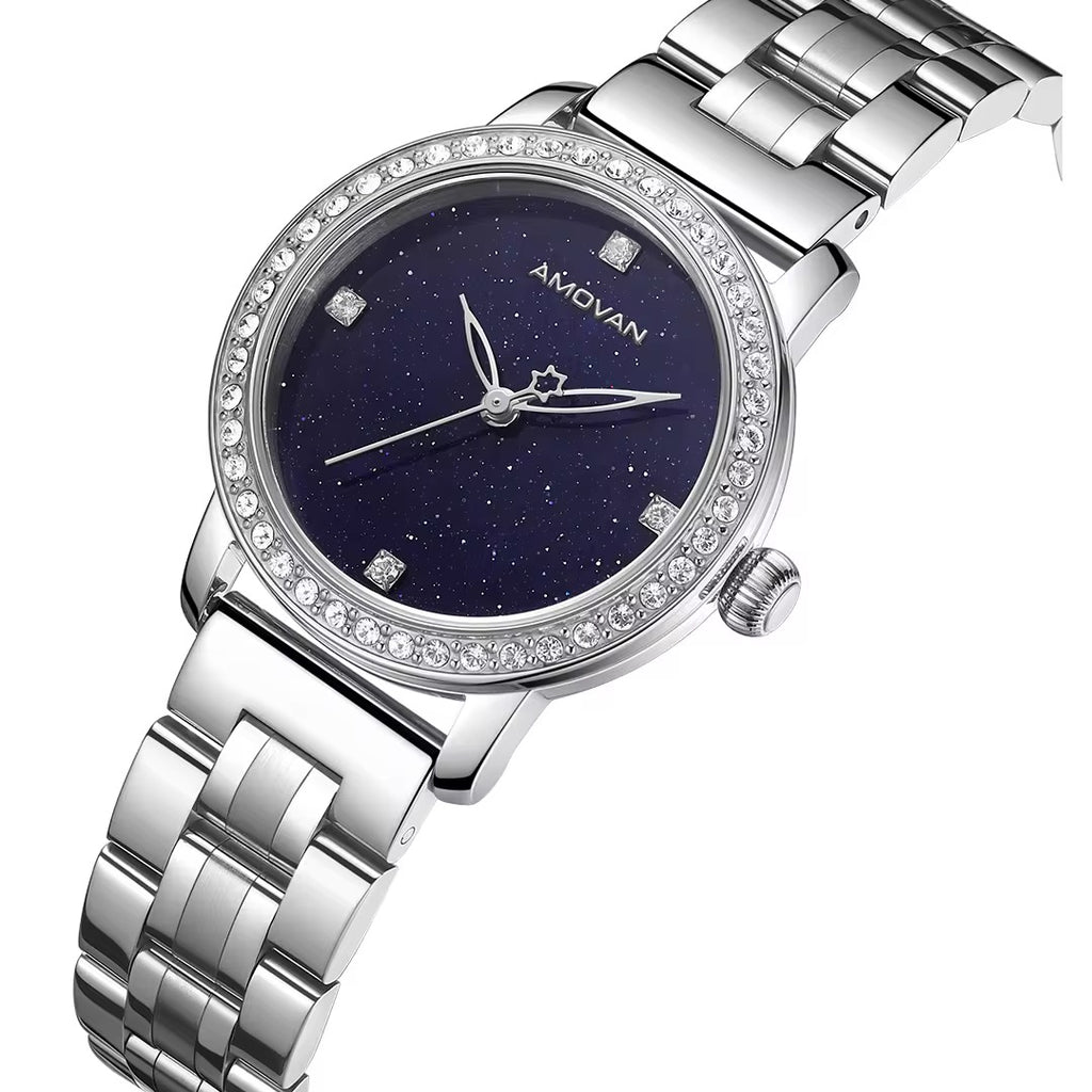 Amovan Midnight - Blue (Women's Watch, Quartz)