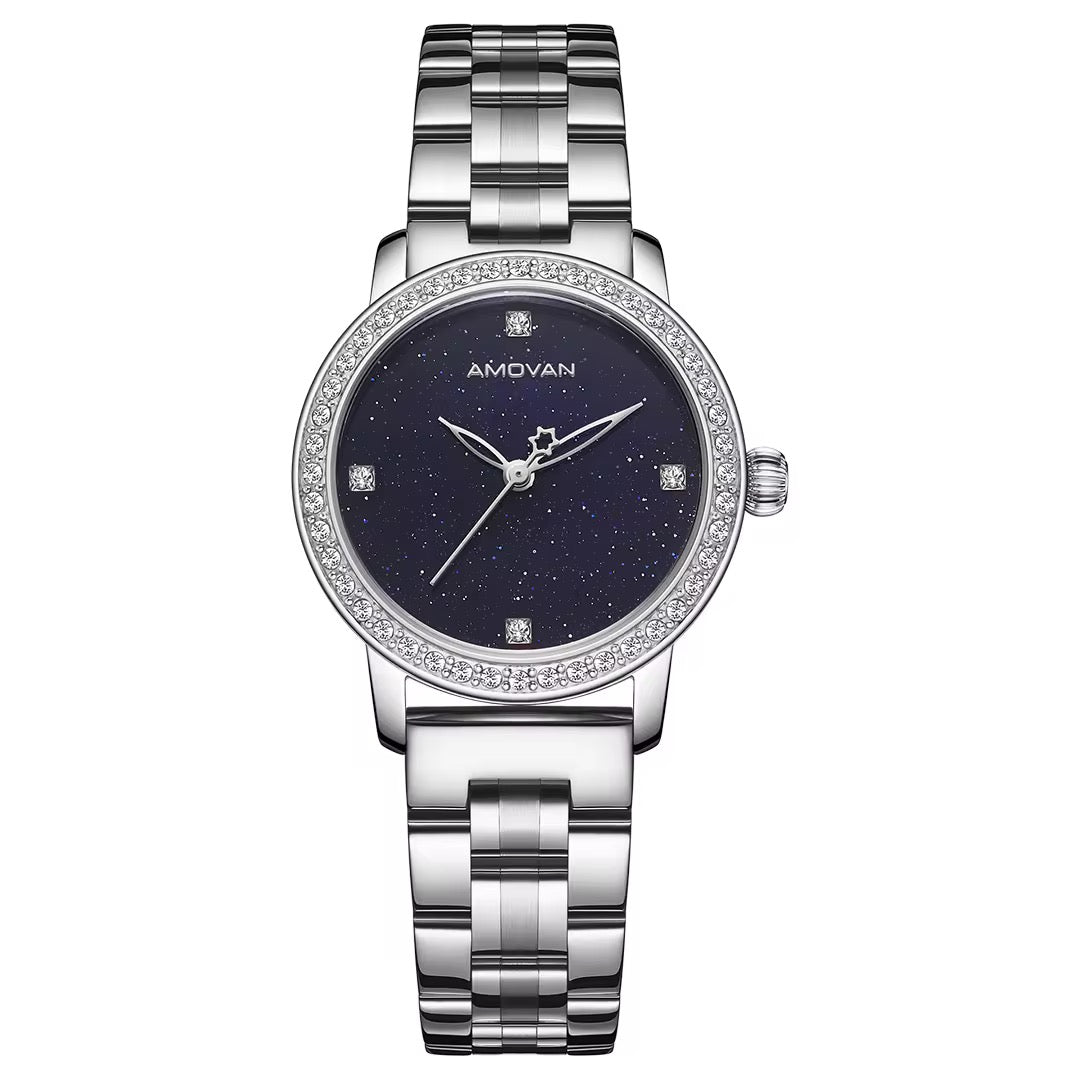 Amovan Midnight - Blue (Women's Watch, Quartz)