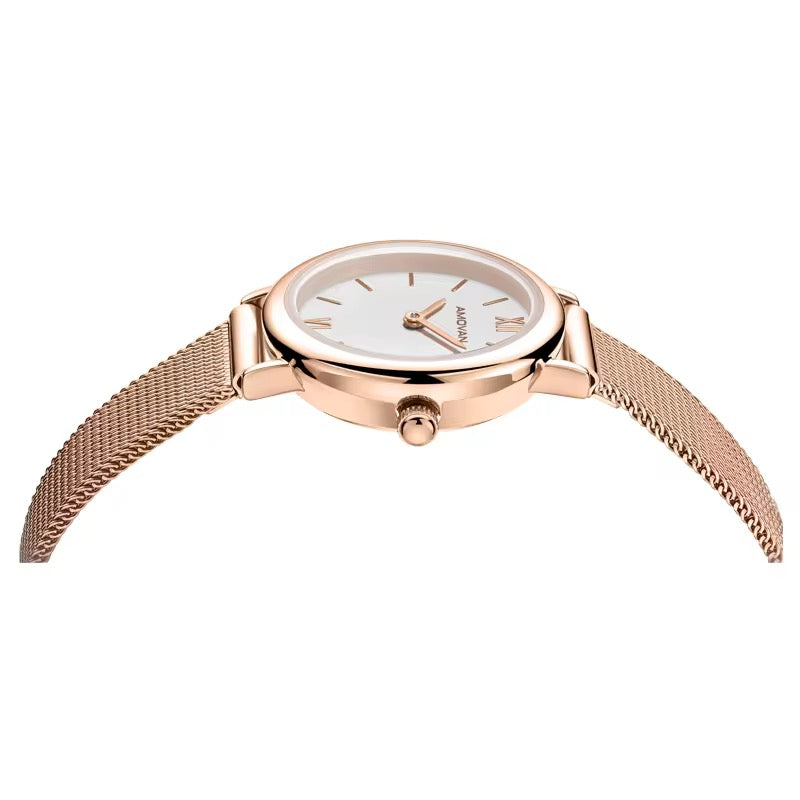 Amovan Tiny - Rosegold Mesh (Women's watch, Quartz)