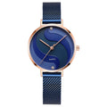 Wave Watch - Blue stainless steel (Women's watch, Quartz)