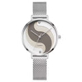 Wave Watch - Silver stainless steel (Women's watch, Quartz)