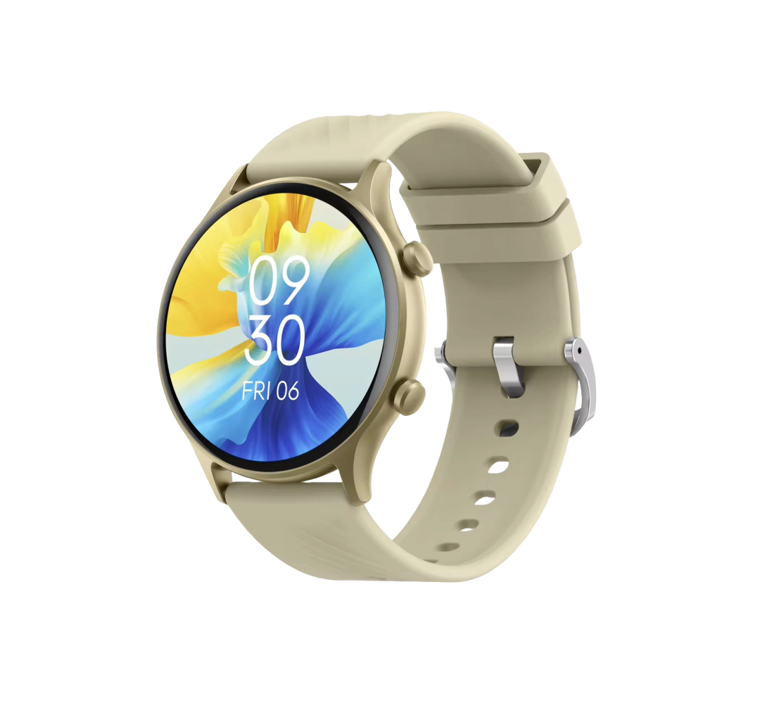 Peje Sports Fitness Watch - For Women (Cream, 39mm)