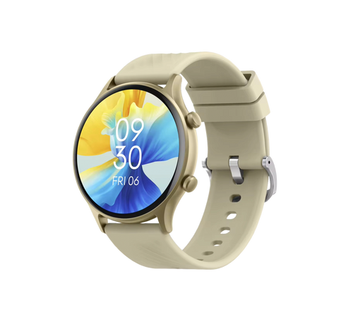 Peje Sports Fitness Watch - For Women (Cream, 39mm)