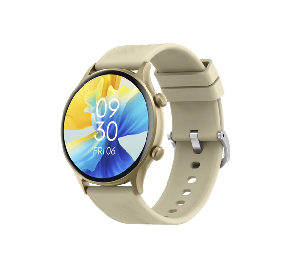 Peje Sports Fitness Watch - For Women (Cream, 39mm)